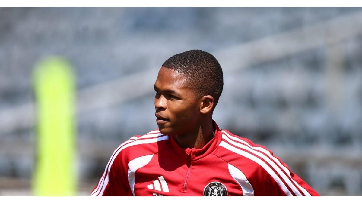 Mpho Padime à l’entraînement avec Orlando Pirates