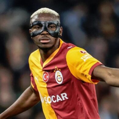 Victor Osimhen sous le maillot de Galatasaray lors d’un match antérieur, archive