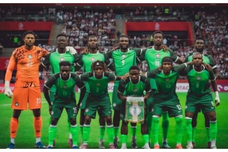 Les Super Eagles du Nigeria avant un match international