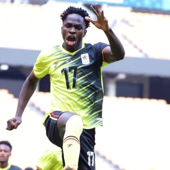 James Bogere avec l’Ouganda lors du match amical contre la RDC à Johannesburg