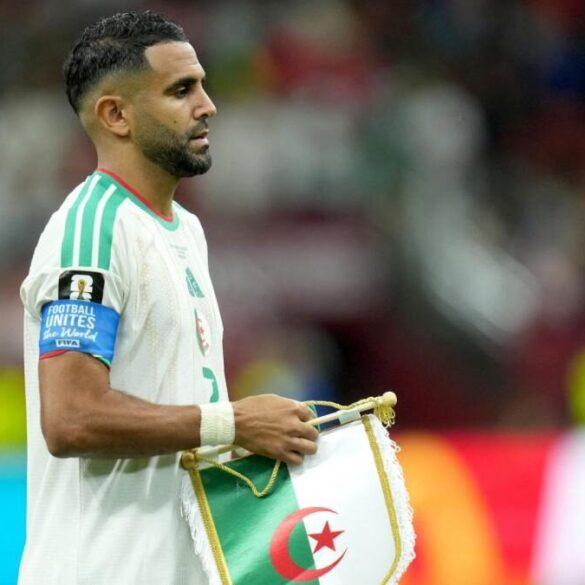 Riyad Mahrez avec l’Algérie lors de la Coupe du monde 2026