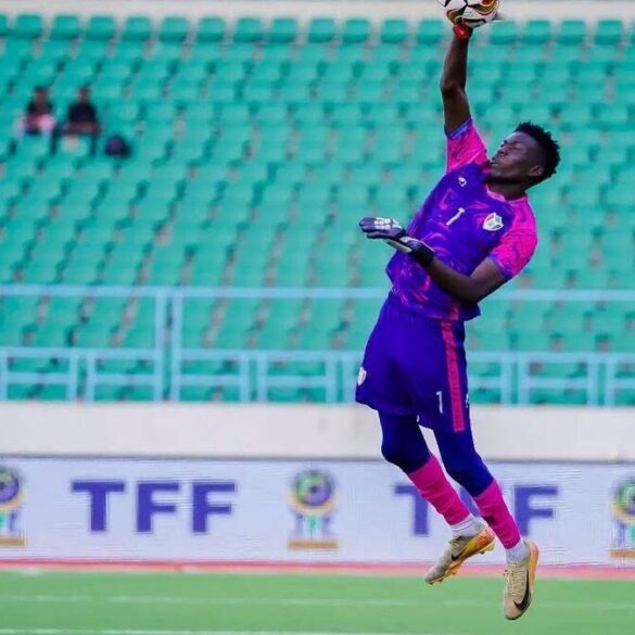 Le gardien du Soudan U20 pendant le CECAFA 2026