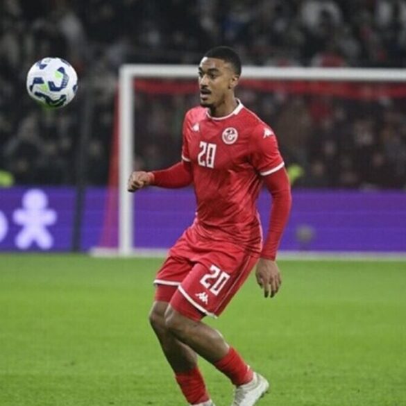 Un joueur de la Tunisie pendant un match