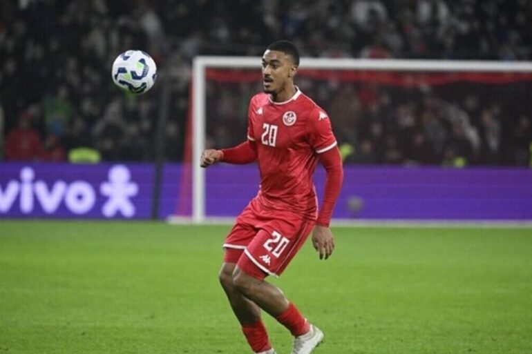 Un joueur de la Tunisie pendant un match