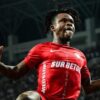 Gift Orban célébrant sous le maillot d’Amedspor