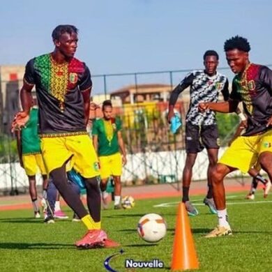 Les jeunes joueurs maliens au travail avant le tournoi UFOA-A U20
