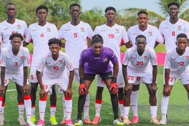 L’équipe gambienne U20 avant le tournoi UFOA-A à Bamako