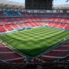 Photographie d’un stade de football, illustration générale du championnat anglais