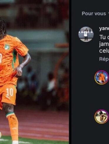 Yan Diomandé avec la Côte d’Ivoire