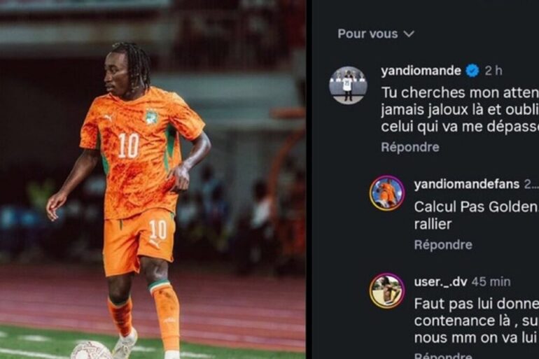 Yan Diomandé avec la Côte d’Ivoire