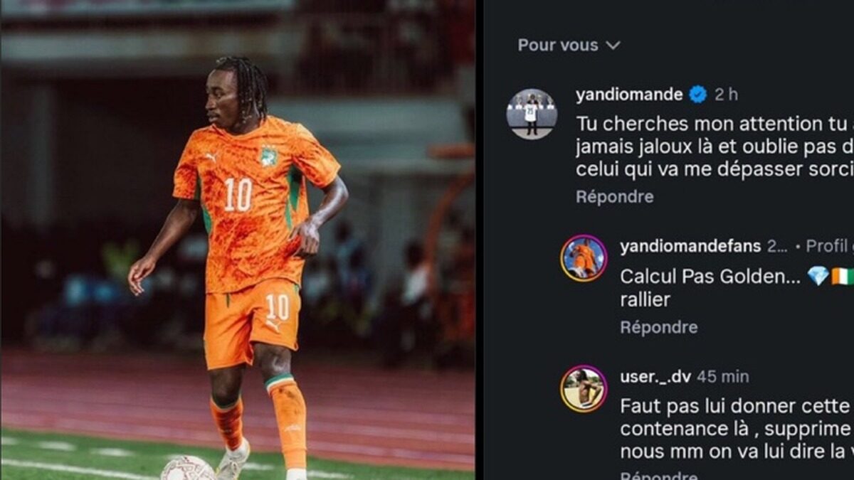 Yan Diomandé avec la Côte d’Ivoire